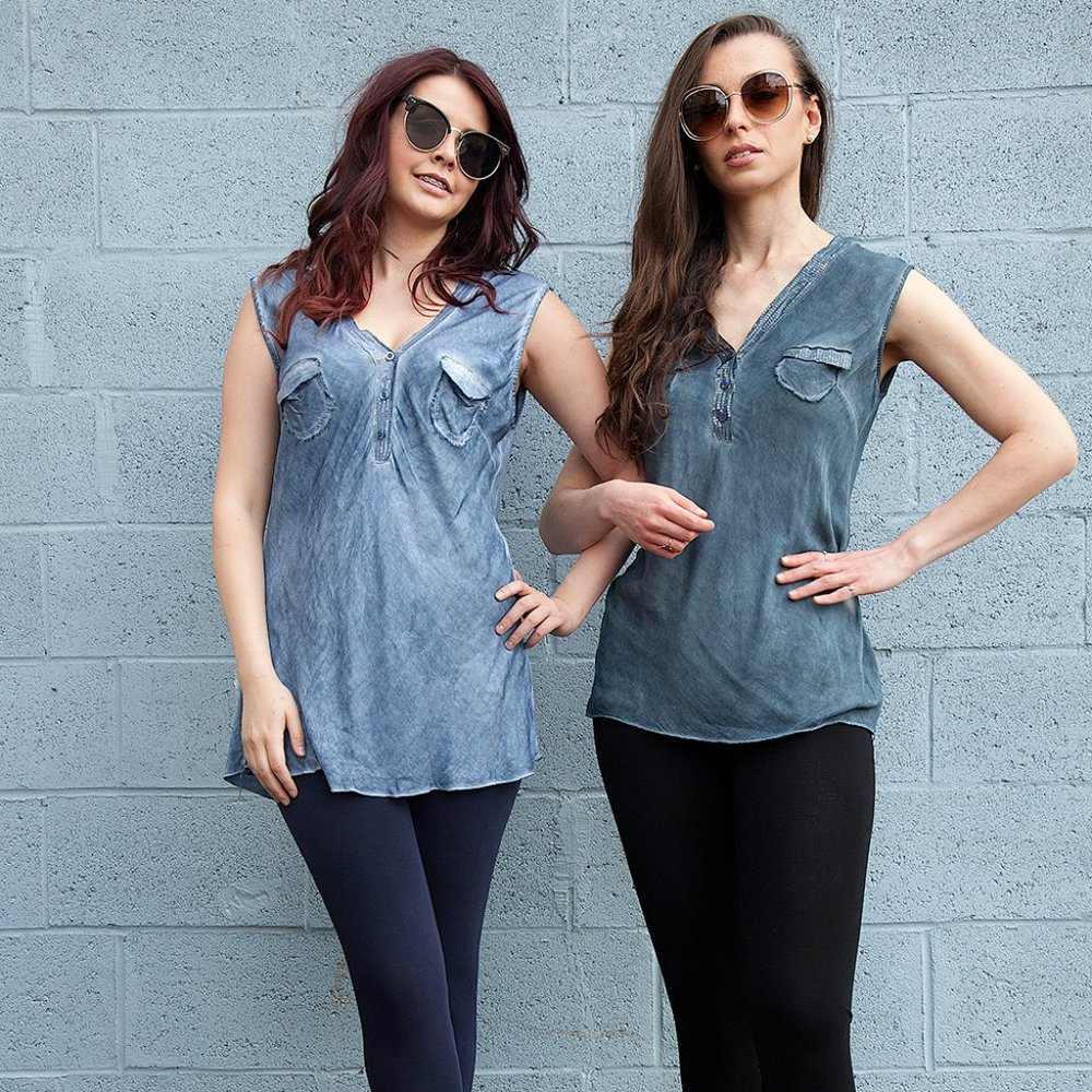 Lana V-Neck Sleeveless Top
